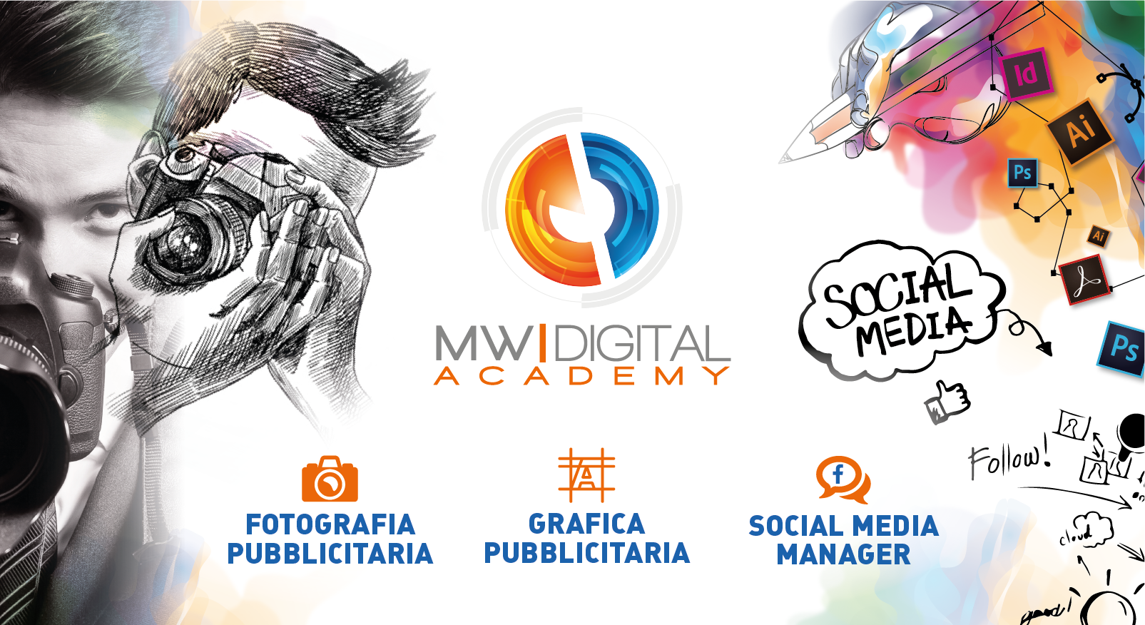 Graphic Design, Fotografia e Social Media Manager | La formazione con MW Digital Academy